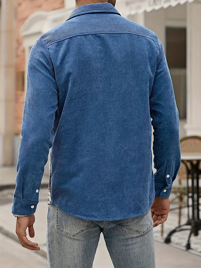Lorne® | Patchwork Shirt With Buttons For Spring - Image 2