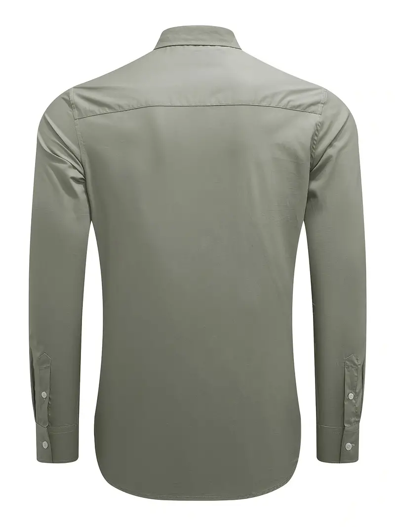 Lotis® | Casual Long-Sleeved Shirt With Button Placket - Image 10