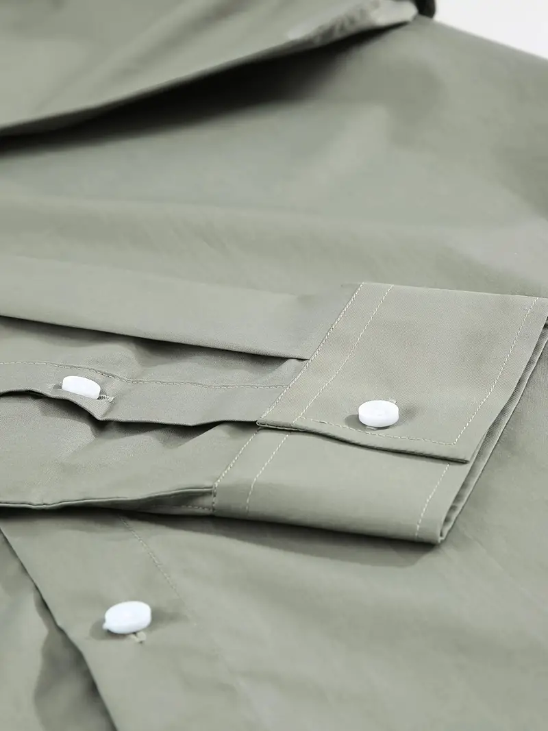 Lotis® | Casual Long-Sleeved Shirt With Button Placket - Image 15
