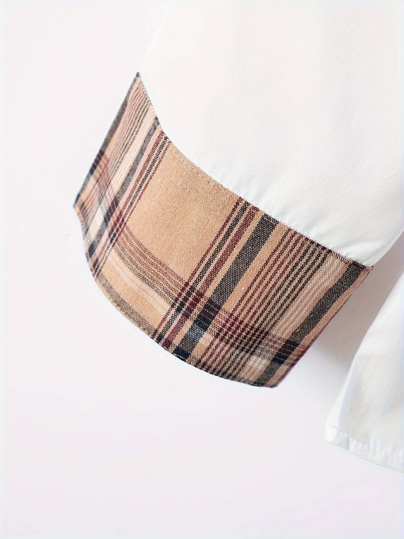 Louann® | Classic Long-Sleeved Shirt In A Checked Design - Image 3