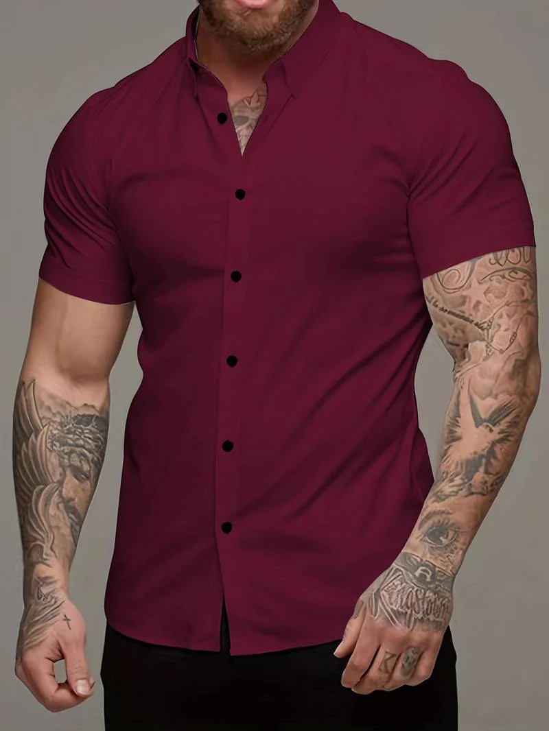 Louella® | Casual Short Sleeve Shirt For Men - Image 17