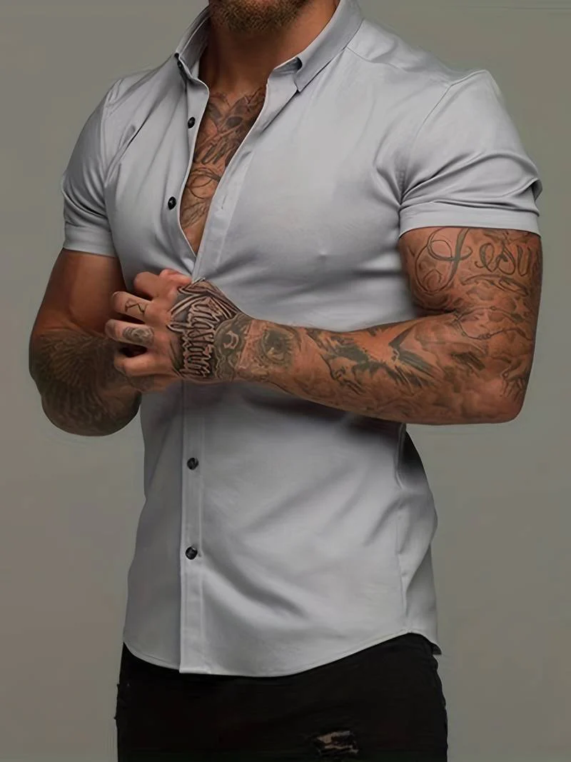 Louella® | Casual Short Sleeve Shirt For Men - Image 19