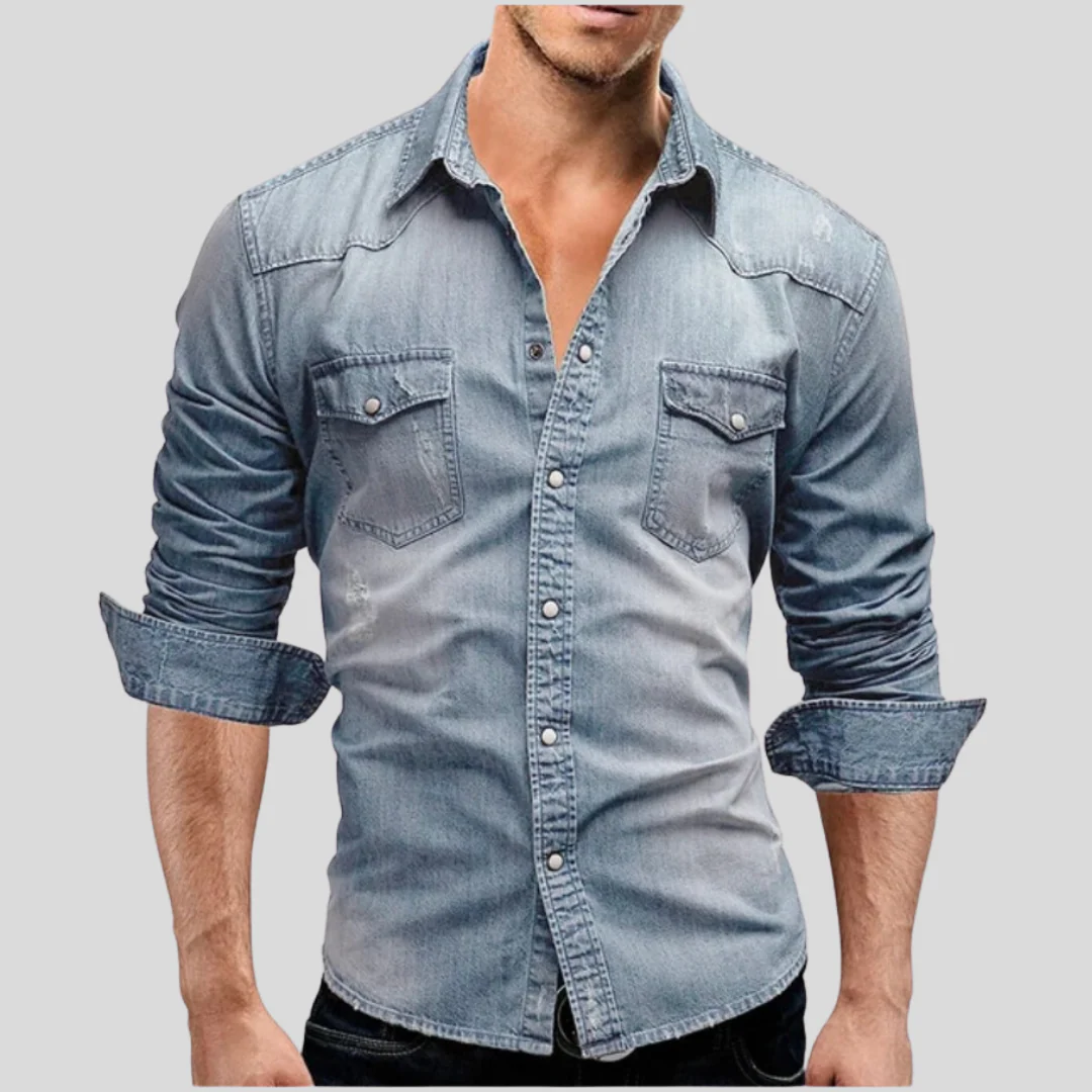 Louis® | Modern Denim Shirt - Image 4