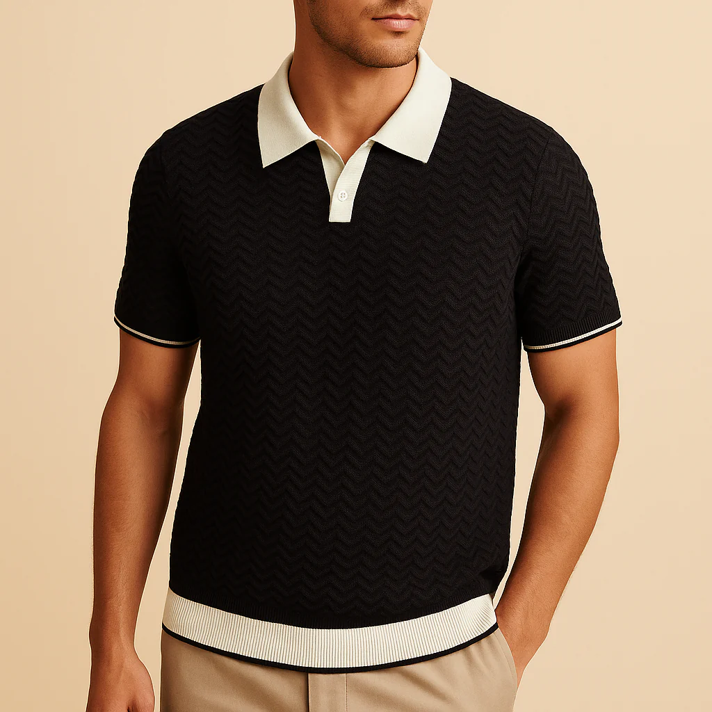 Louis | POLO SHIRT IN RICCIO FABRIC - Image 5