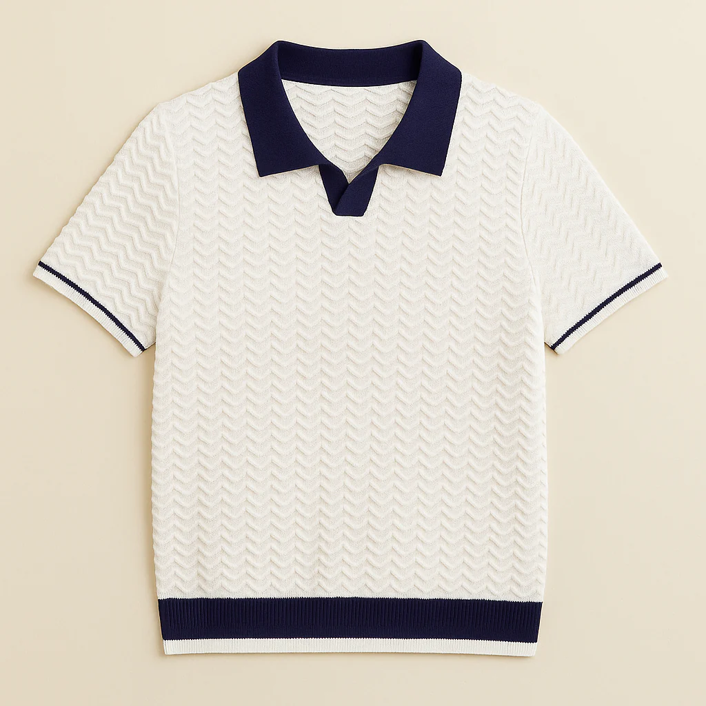 Louis | POLO SHIRT IN RICCIO FABRIC - Image 7