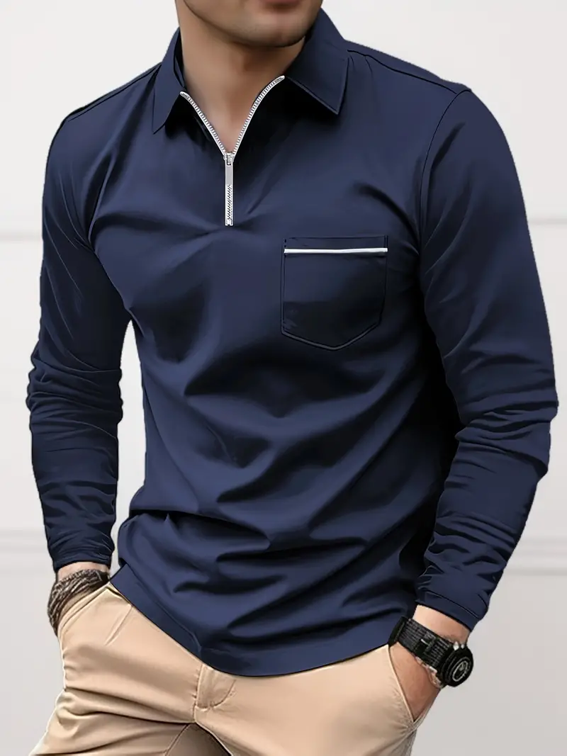 Louisa® | Long Sleeve Zipper Shirt For Spring - Image 10