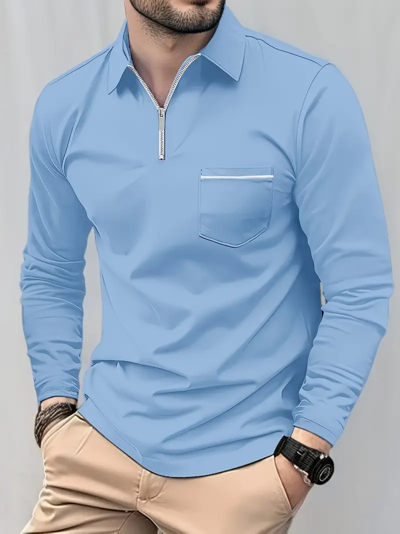 Louisa® | Long Sleeve Zipper Shirt For Spring - Image 6