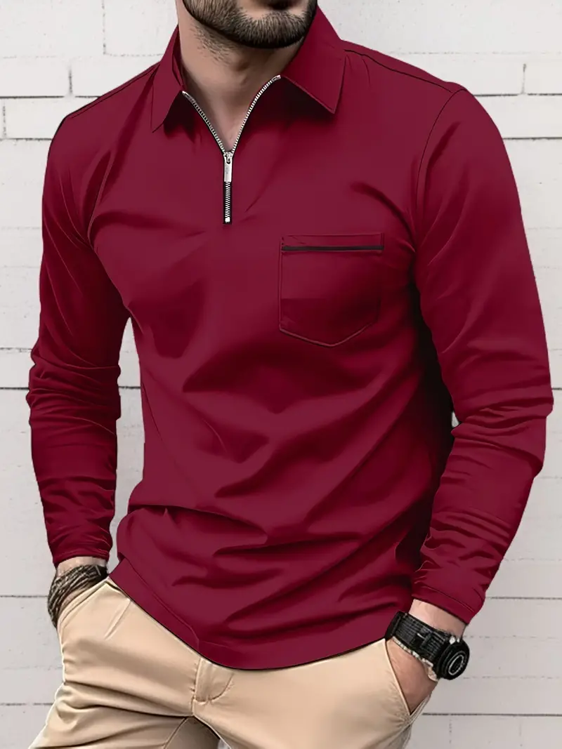 Louisa® | Long Sleeve Zipper Shirt For Spring - Image 8