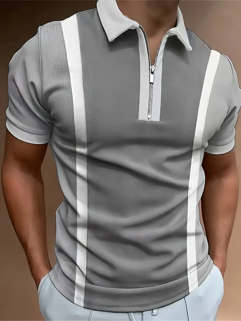 Love® | Casual, Short-Sleeved Top With Zipper Closure - Image 5