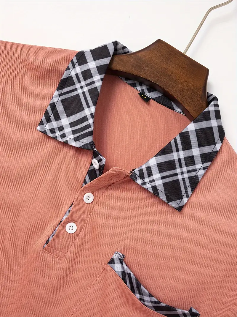 Lovelyn® | Regular-Fit Golf Shirt With Checked Collar - Image 2