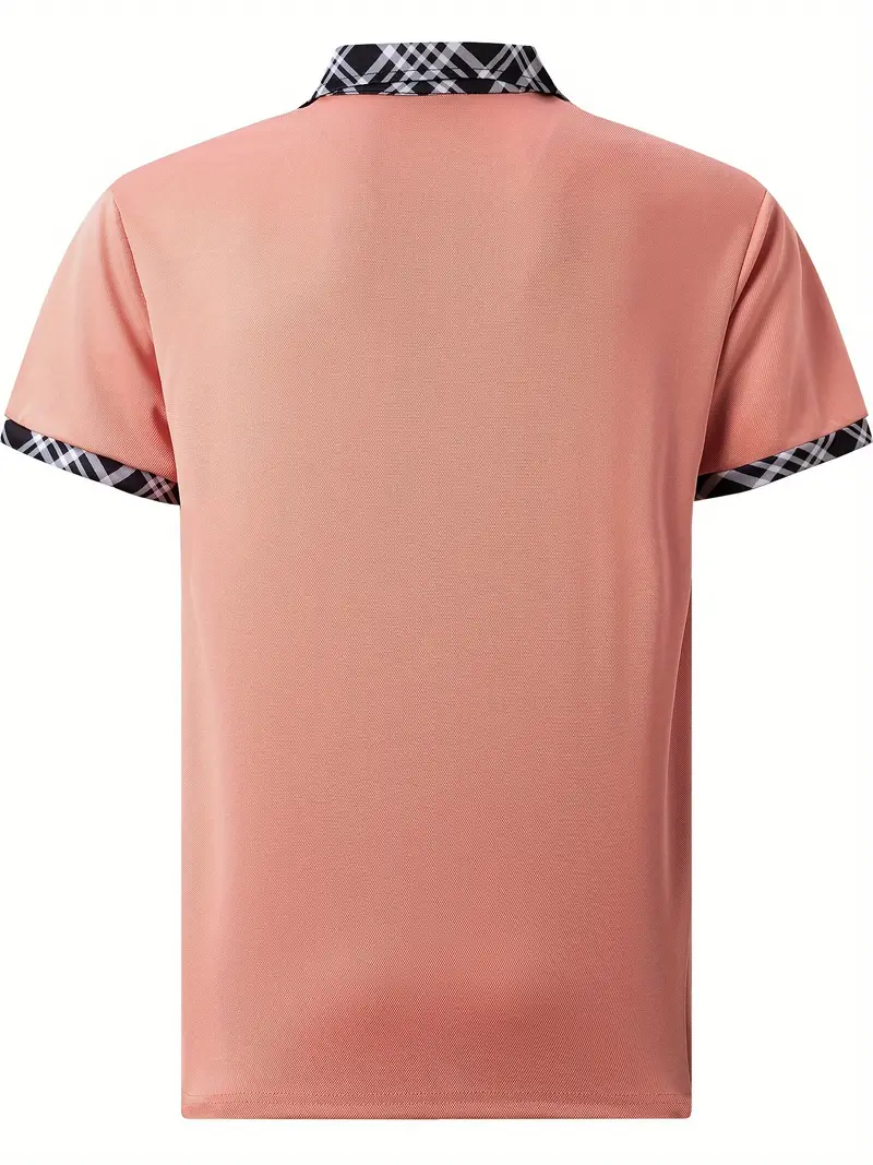 Lovelyn® | Regular-Fit Golf Shirt With Checked Collar - Image 3