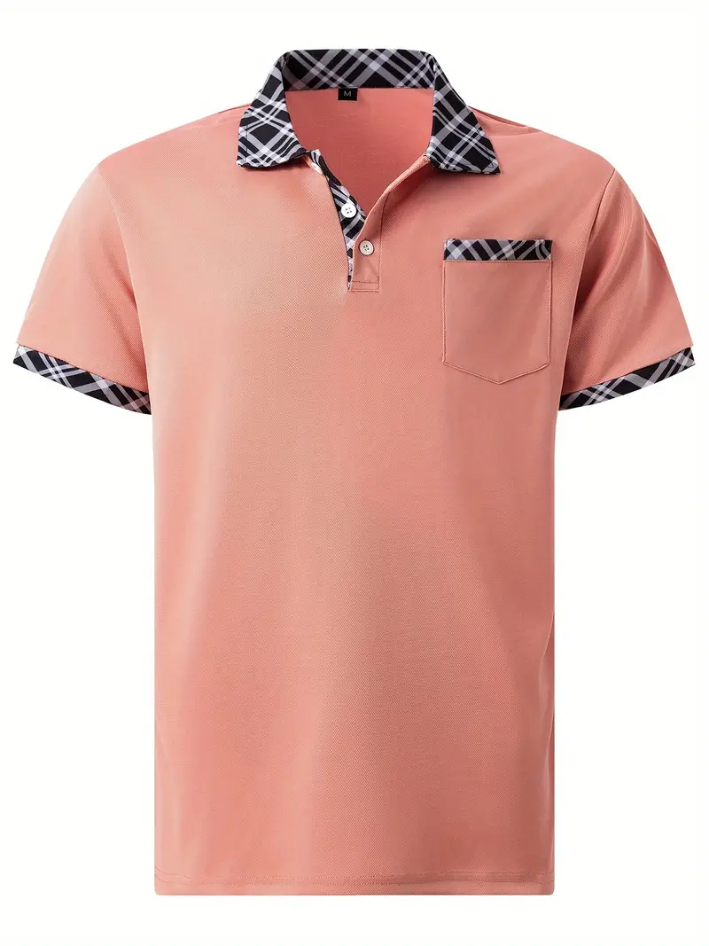 Lovelyn® | Regular-Fit Golf Shirt With Checked Collar - Image 4