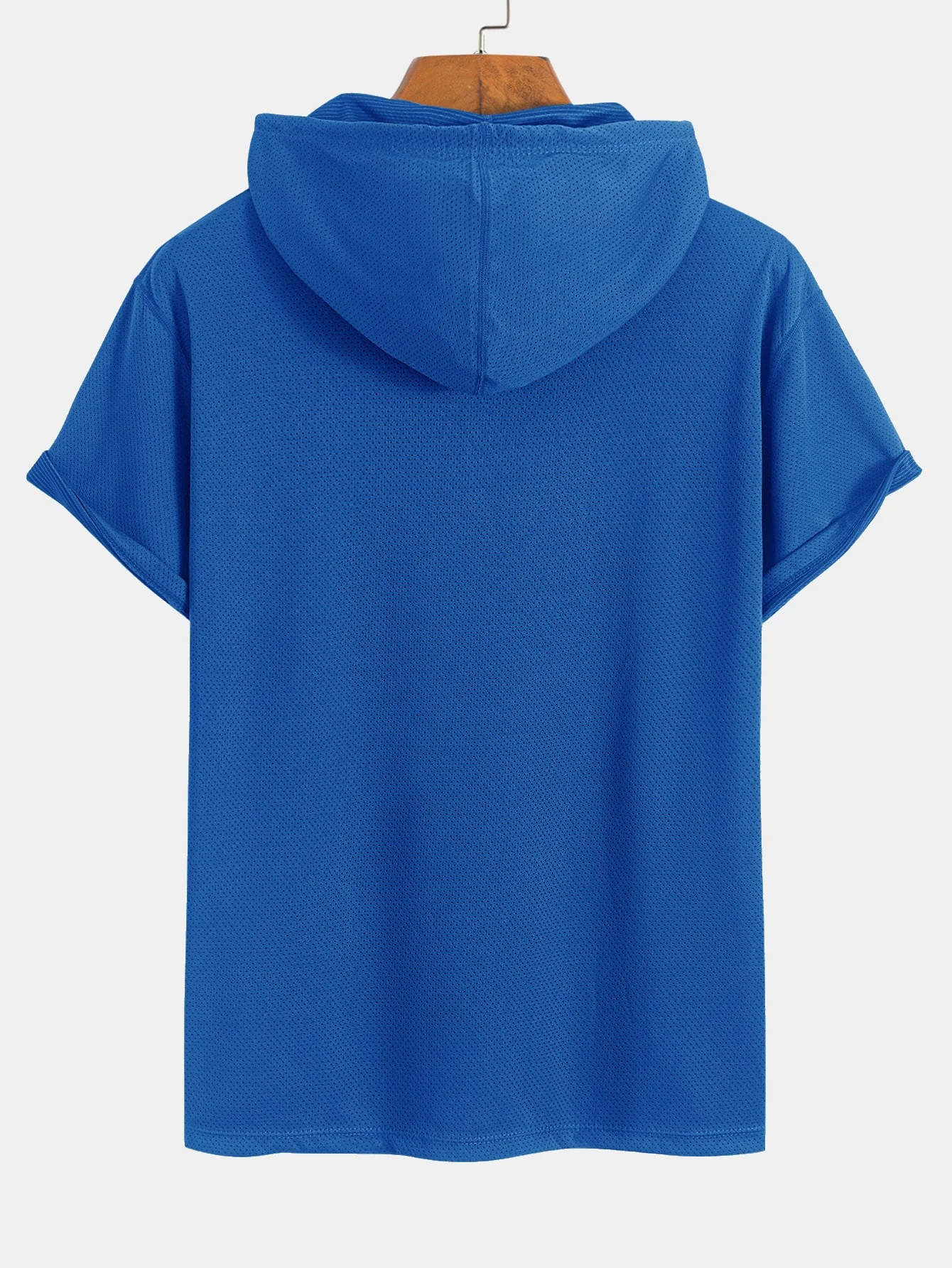 Lucas® | Athletic Mesh Kangaroo Pocket Hooded T-Shirt - Image 10