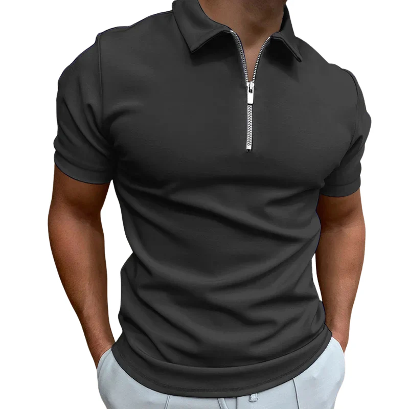 Lucas | MODERN POLO SHIRT WITH MID-ZIP - Image 17