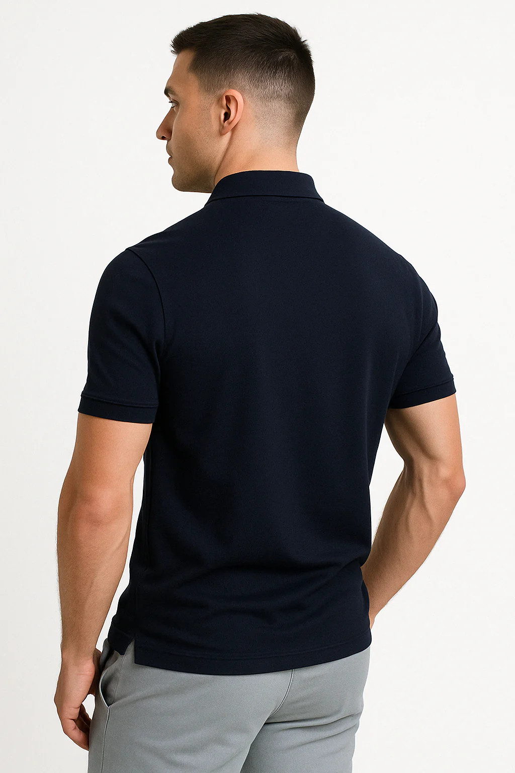 Lucas | MODERN POLO SHIRT WITH MID-ZIP - Image 5