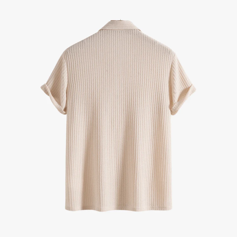 Lucas | Stylish Summer Polo Shirt for Men – Breathable Waffle Knit - Image 12