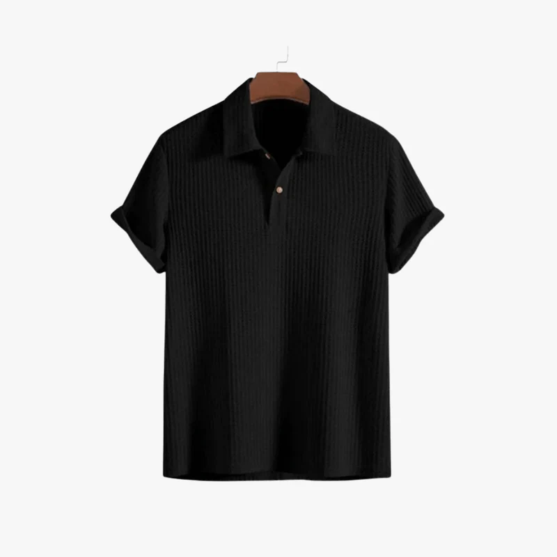Lucas | Stylish Summer Polo Shirt for Men – Breathable Waffle Knit - Image 15