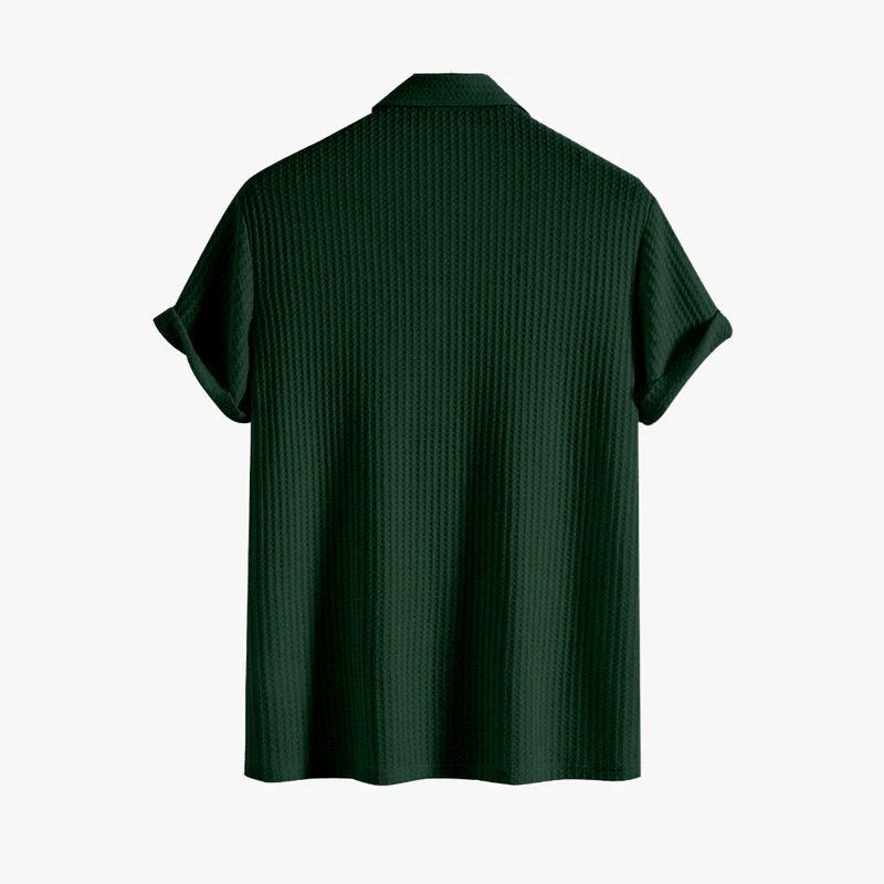 Lucas | Stylish Summer Polo Shirt for Men – Breathable Waffle Knit - Image 6