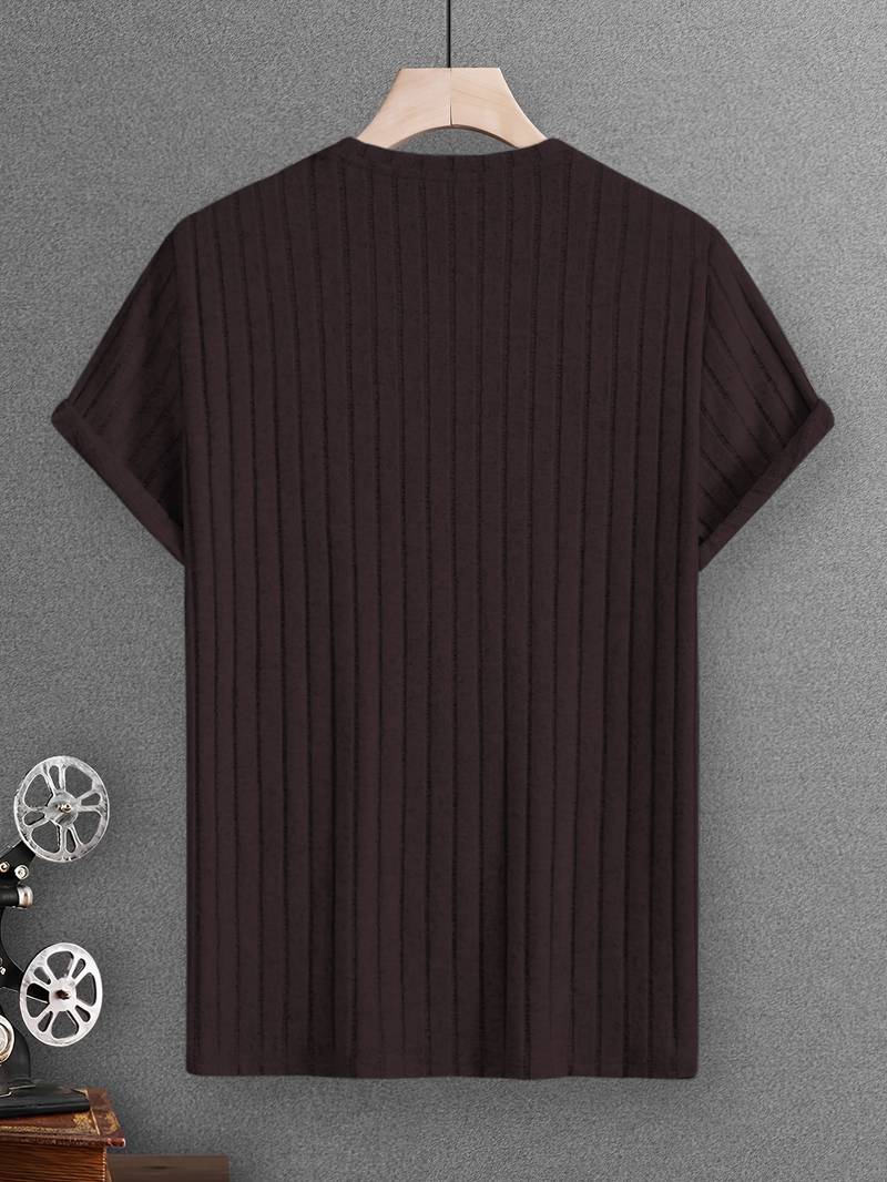 Lucero® | Ribbed Casual Short Sleeve T-Shirt - Image 7