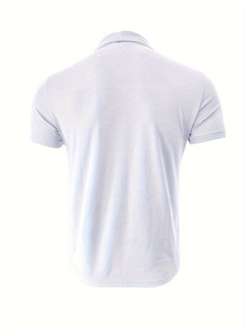 Lucian® | Casual Short Sleeve Turtleneck T-Shirt - Image 10