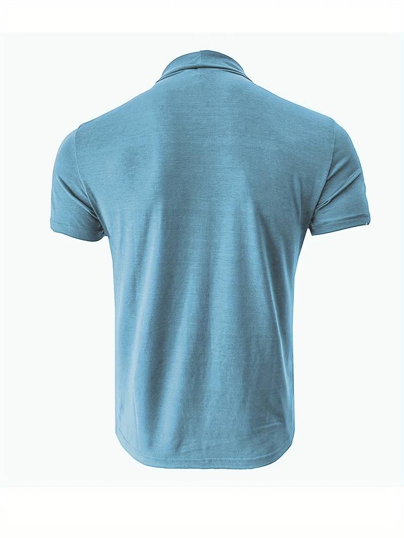 Lucian® | Casual Short Sleeve Turtleneck T-Shirt - Image 16
