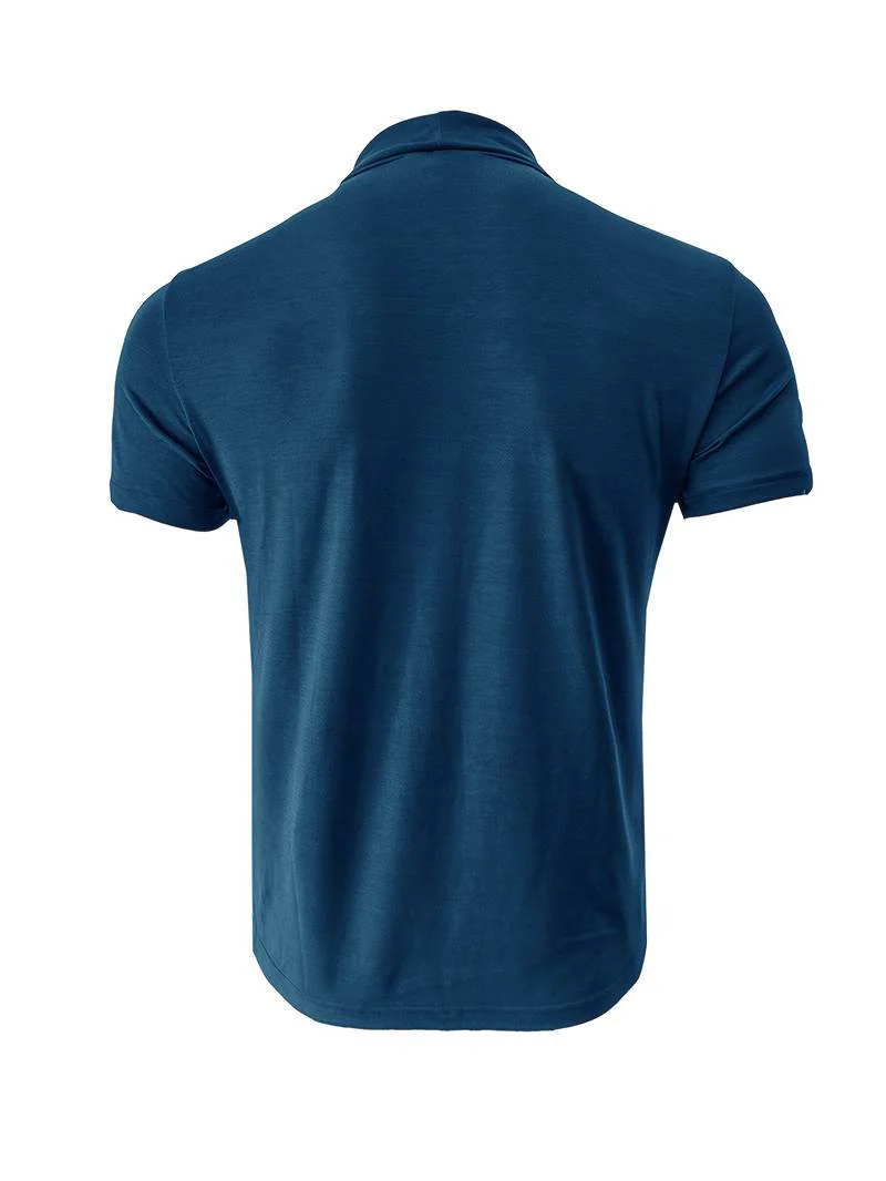 Lucian® | Casual Short Sleeve Turtleneck T-Shirt - Image 23