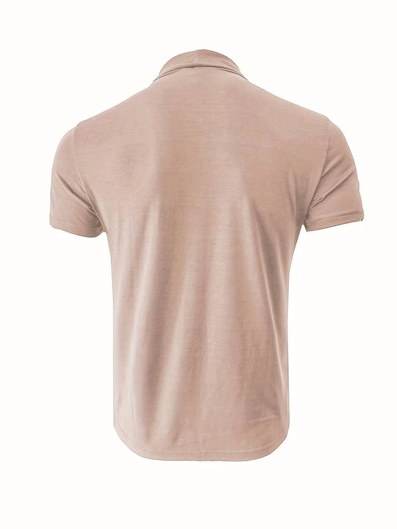 Lucian® | Casual Short Sleeve Turtleneck T-Shirt - Image 25