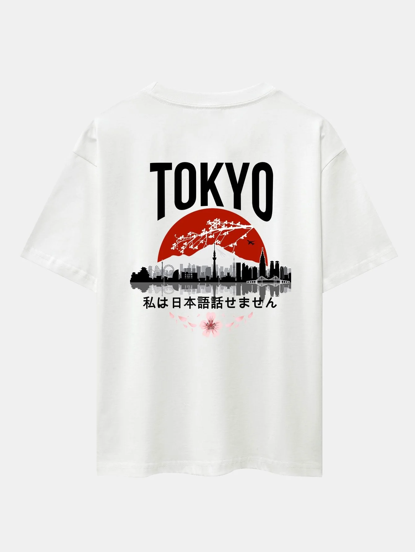 Lucian® | Tokyo Scenery Back Print Oversize T-Shirt - Image 3