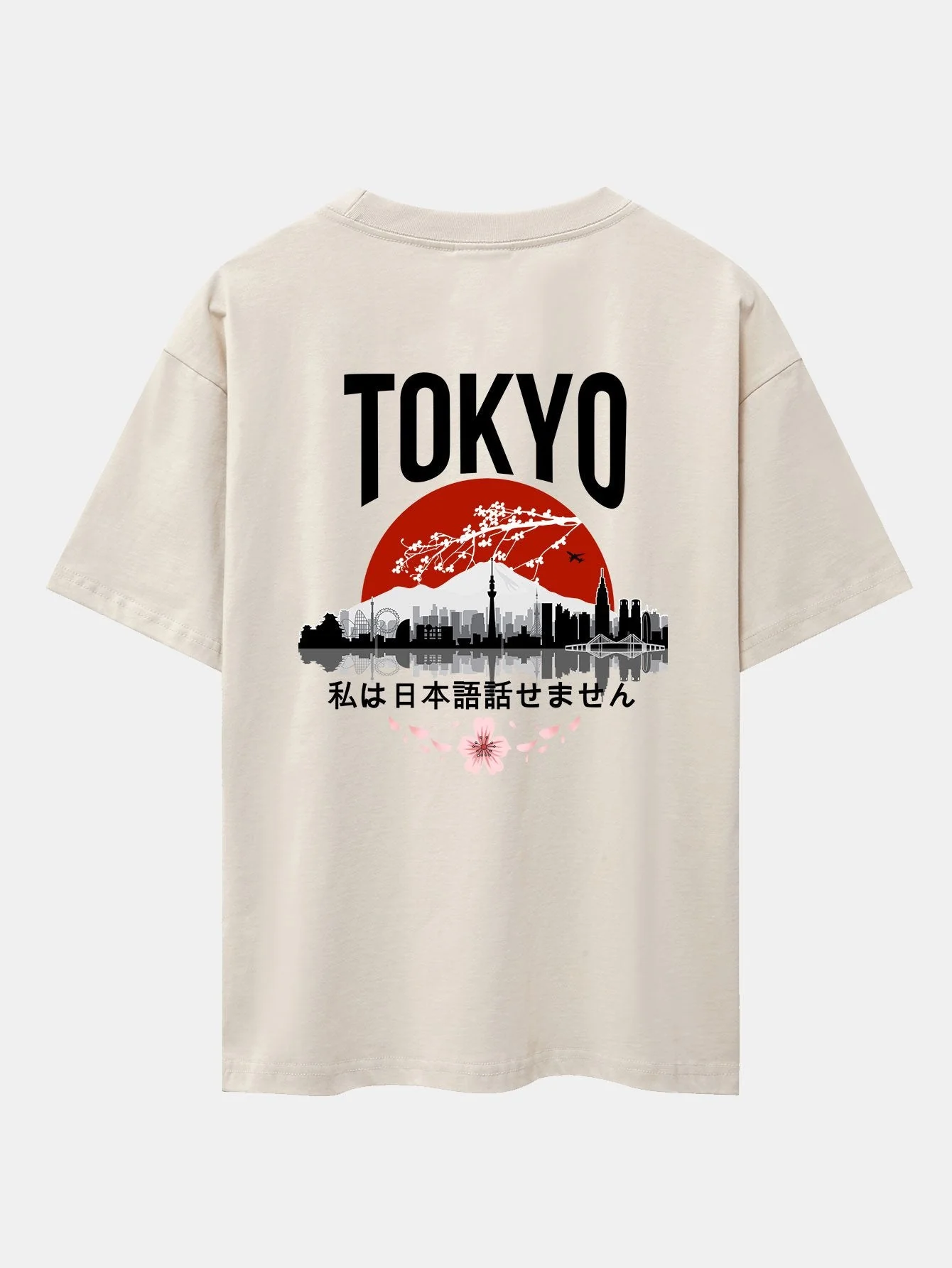Lucian® | Tokyo Scenery Back Print Oversize T-Shirt - Image 5