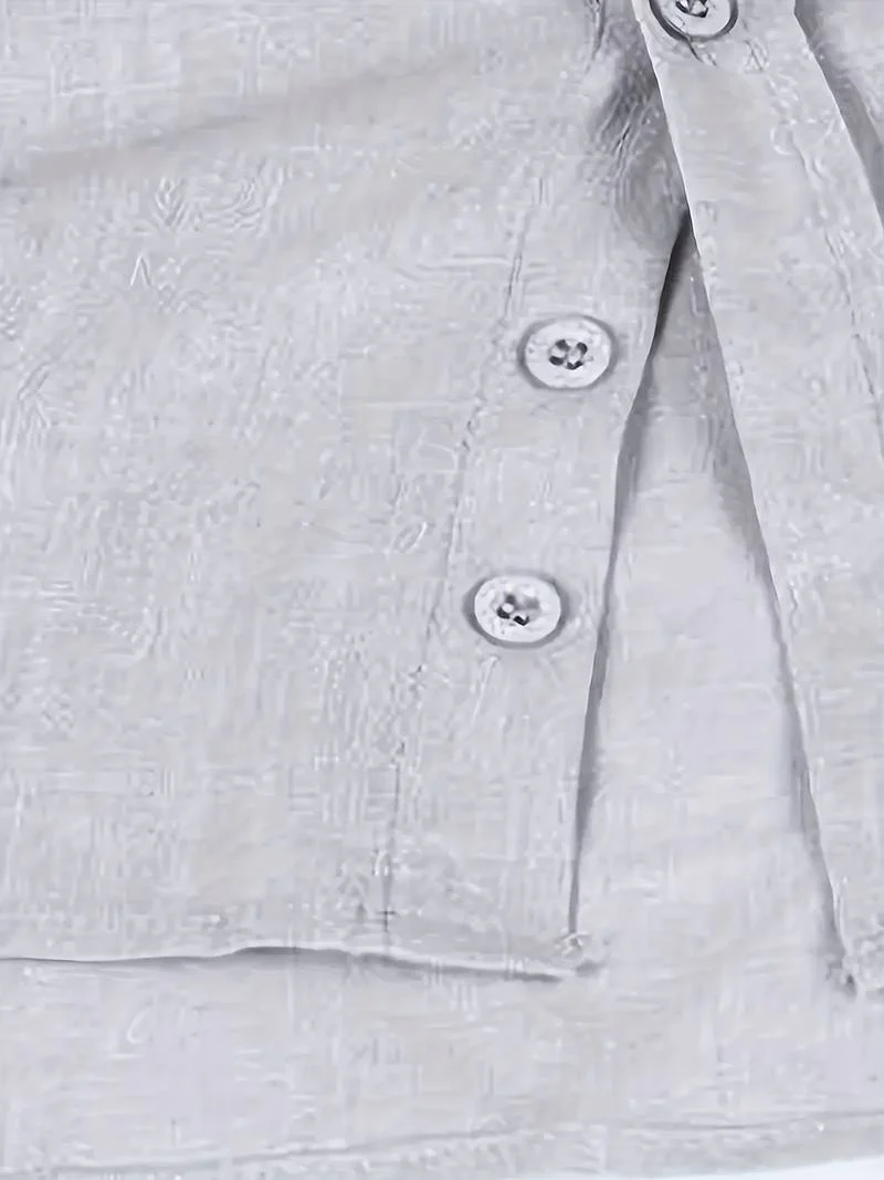 Luciana® | Plain Short Sleeve Shirt For Men - Image 2