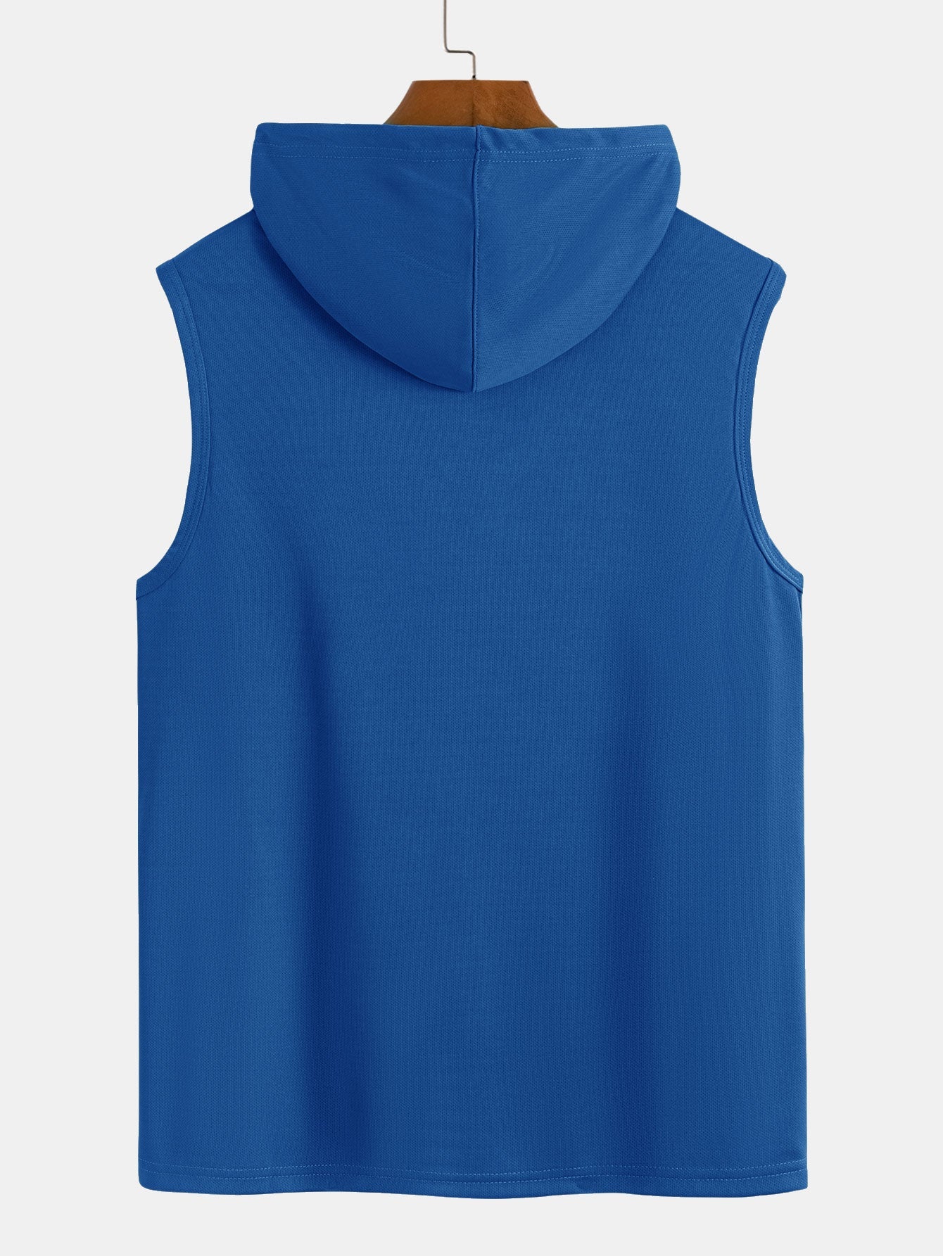 Luciano® | Athletic Mesh Kangaroo Pocket Hooded Tank - Image 10