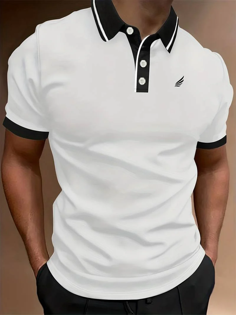 Lucila® | Casual, Plain Polo Shirt For Men - Image 12