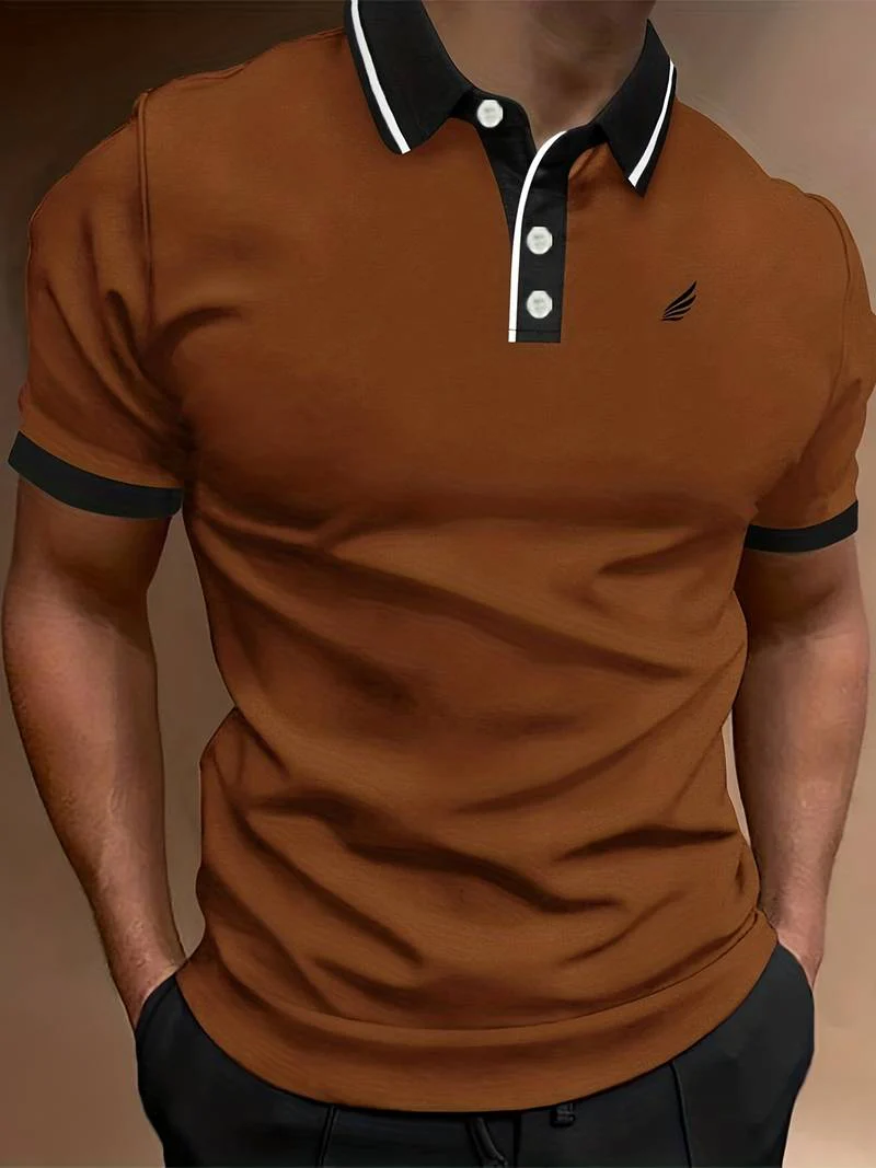 Lucila® | Casual, Plain Polo Shirt For Men - Image 13