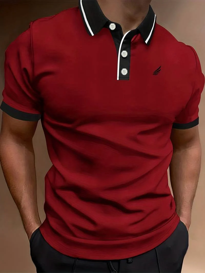 Lucila® | Casual, Plain Polo Shirt For Men - Image 14