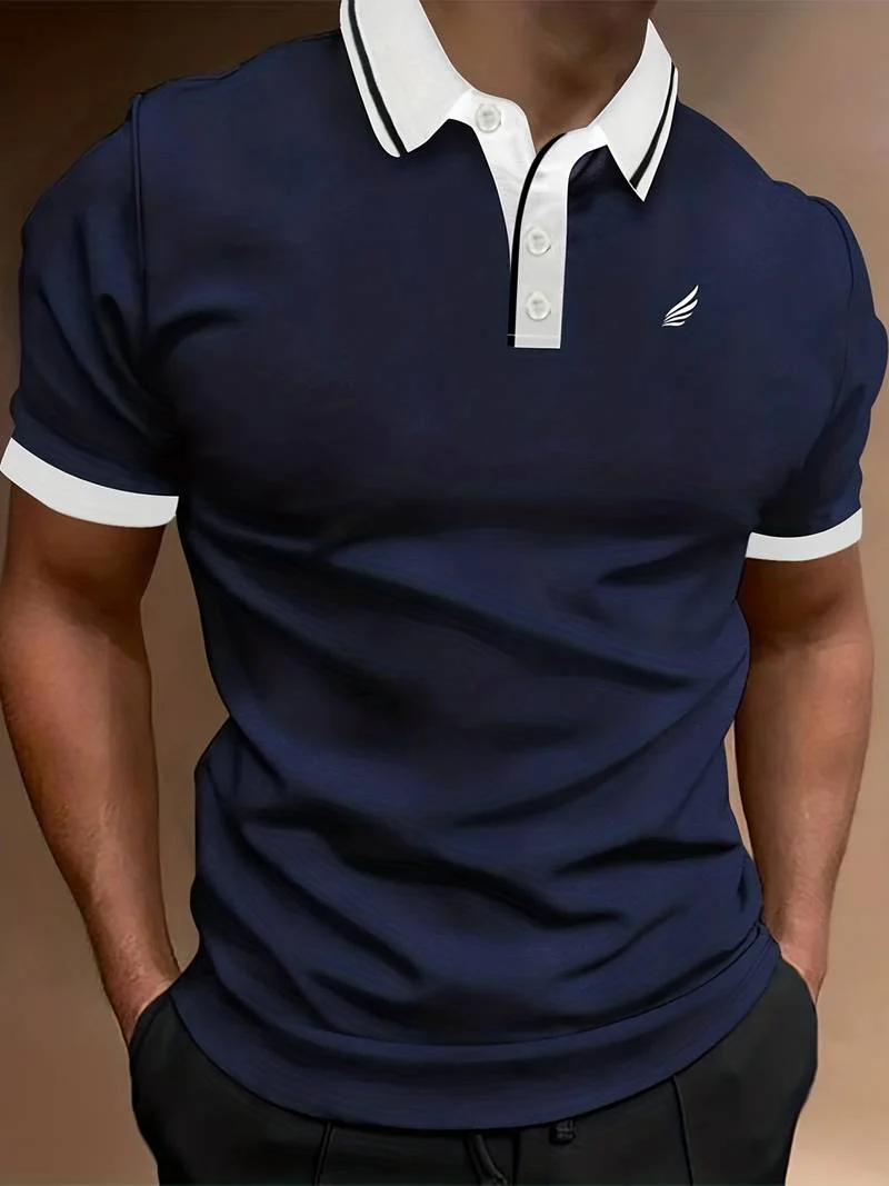 Lucila® | Casual, Plain Polo Shirt For Men - Image 15