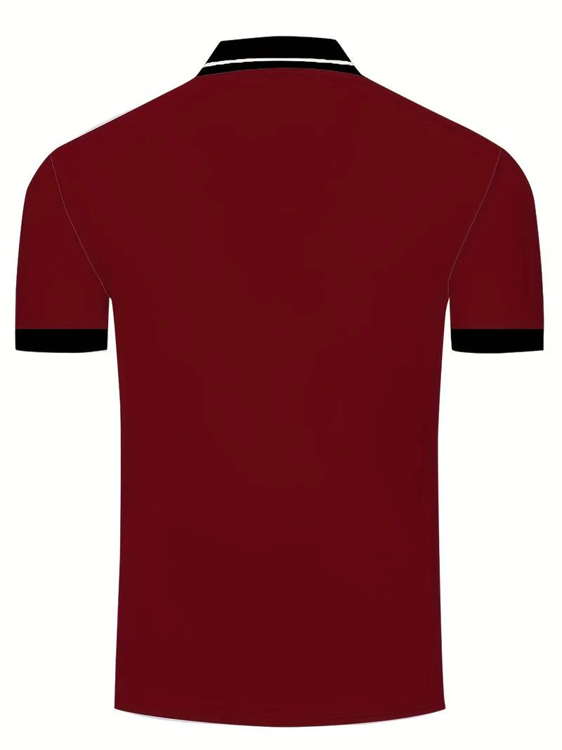 Lucila® | Casual, Plain Polo Shirt For Men - Image 4
