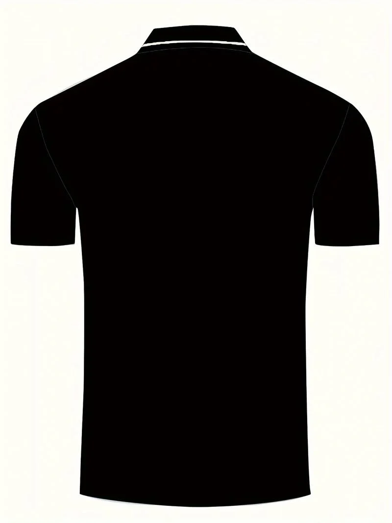 Lucila® | Casual, Plain Polo Shirt For Men - Image 8