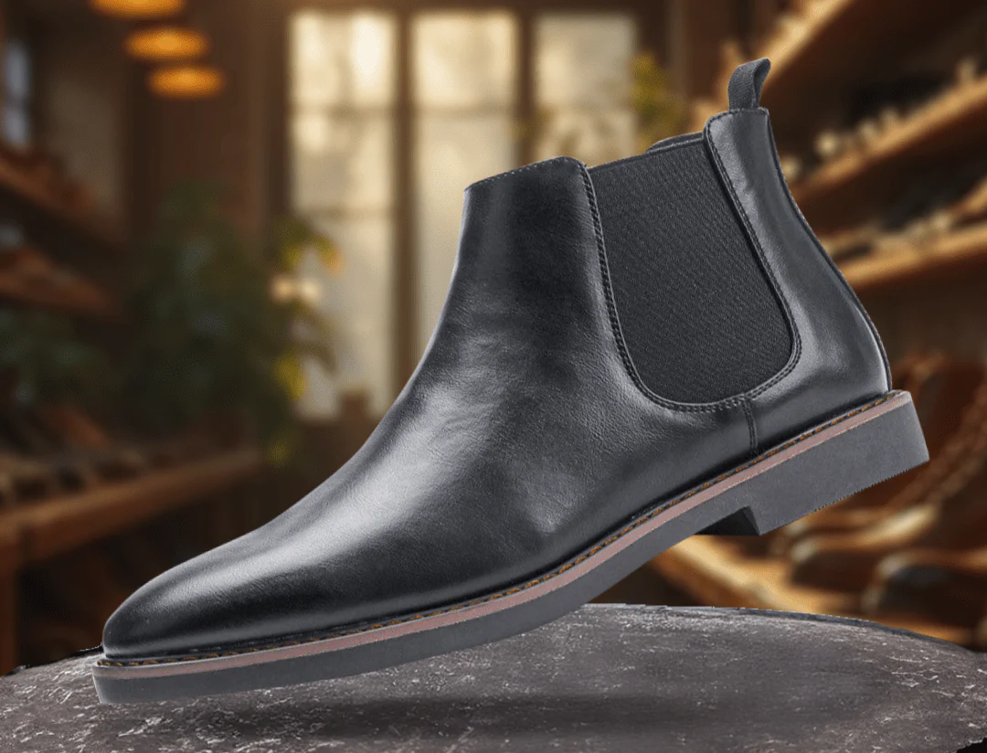 Lucio® | Men’s Chelsea Boots With Contrast Stitch - Image 4