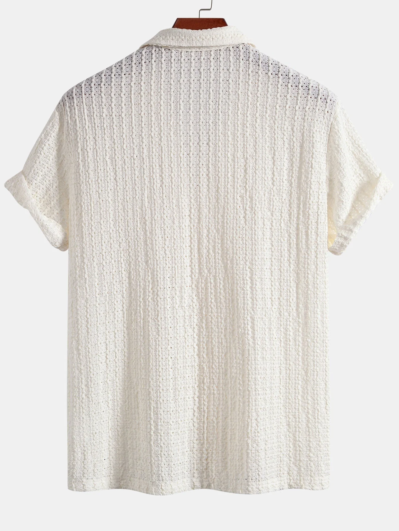 Lucio® | Texture Jacquard Cuban Shirt - Image 4