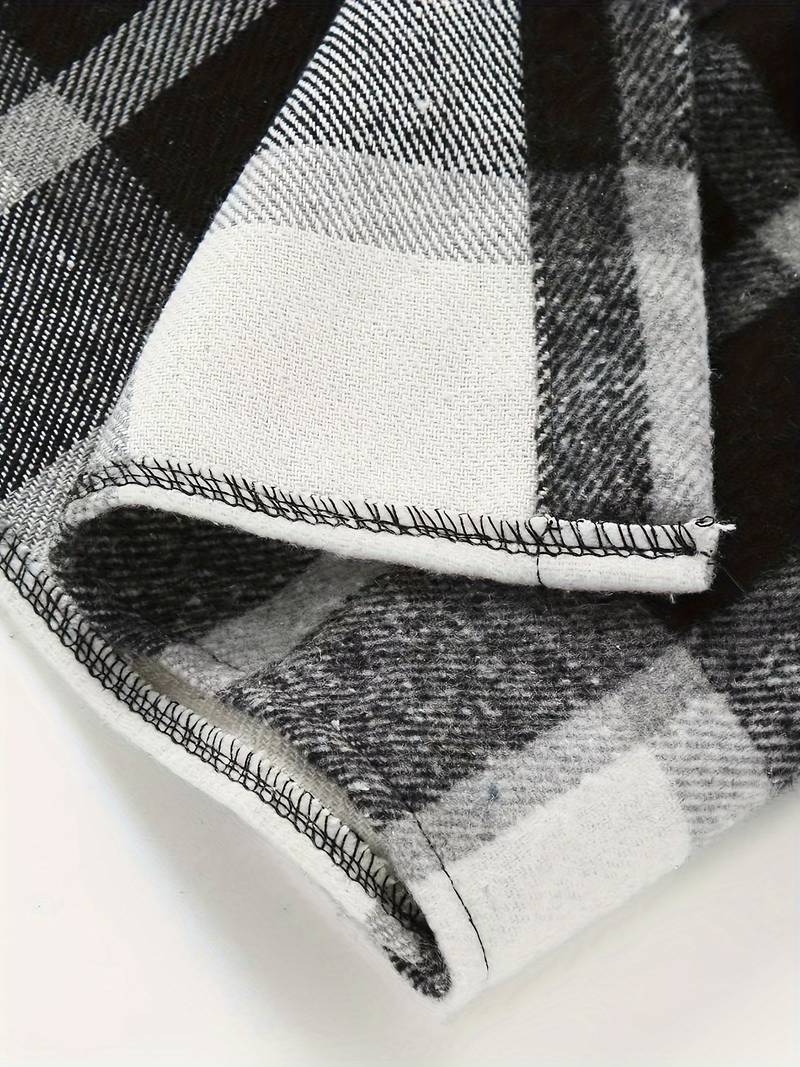 Lucy® | Long Sleeve Button-Down Shirt With Check Pattern For Men - Image 11