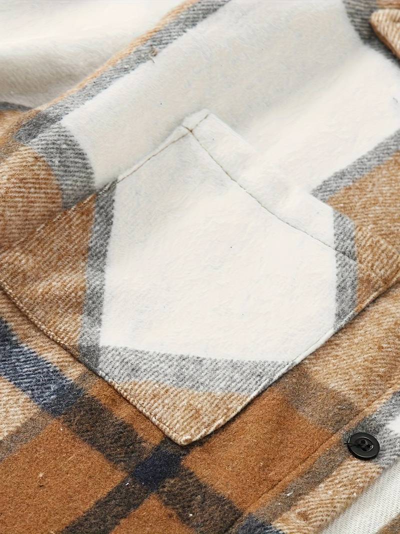Lucy® | Long Sleeve Button-Down Shirt With Check Pattern For Men - Image 2