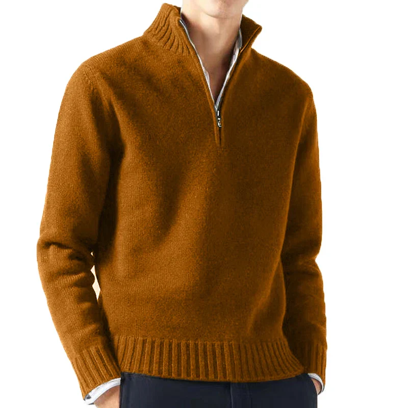 Ludovico® | Quarter Zip Turtleneck Sweater - Image 11
