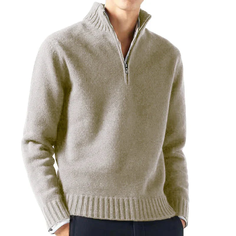 Ludovico® | Quarter Zip Turtleneck Sweater - Image 2