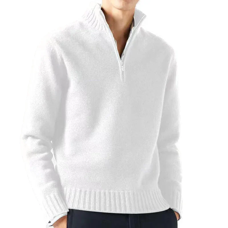 Ludovico® | Quarter Zip Turtleneck Sweater - Image 4