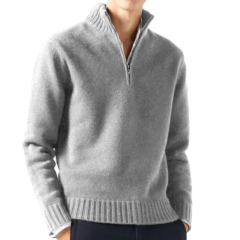 Ludovico® | Quarter Zip Turtleneck Sweater - Image 6