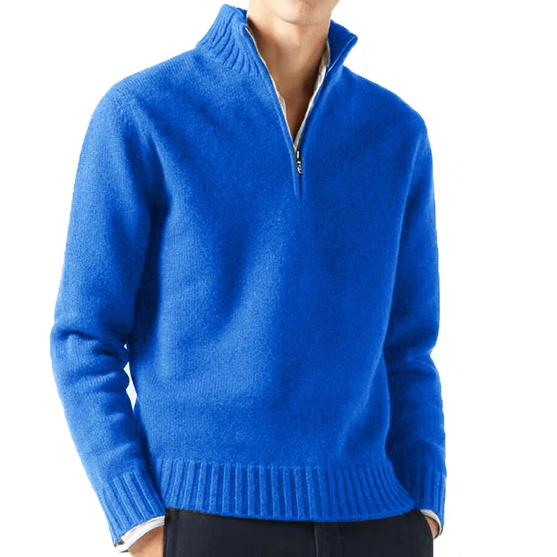 Ludovico® | Quarter Zip Turtleneck Sweater - Image 8