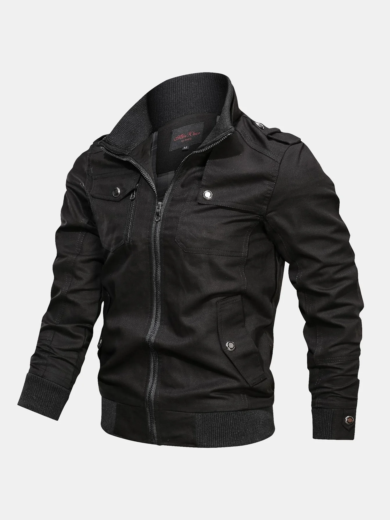Luis | Chino Zip Up Jacket - Image 4
