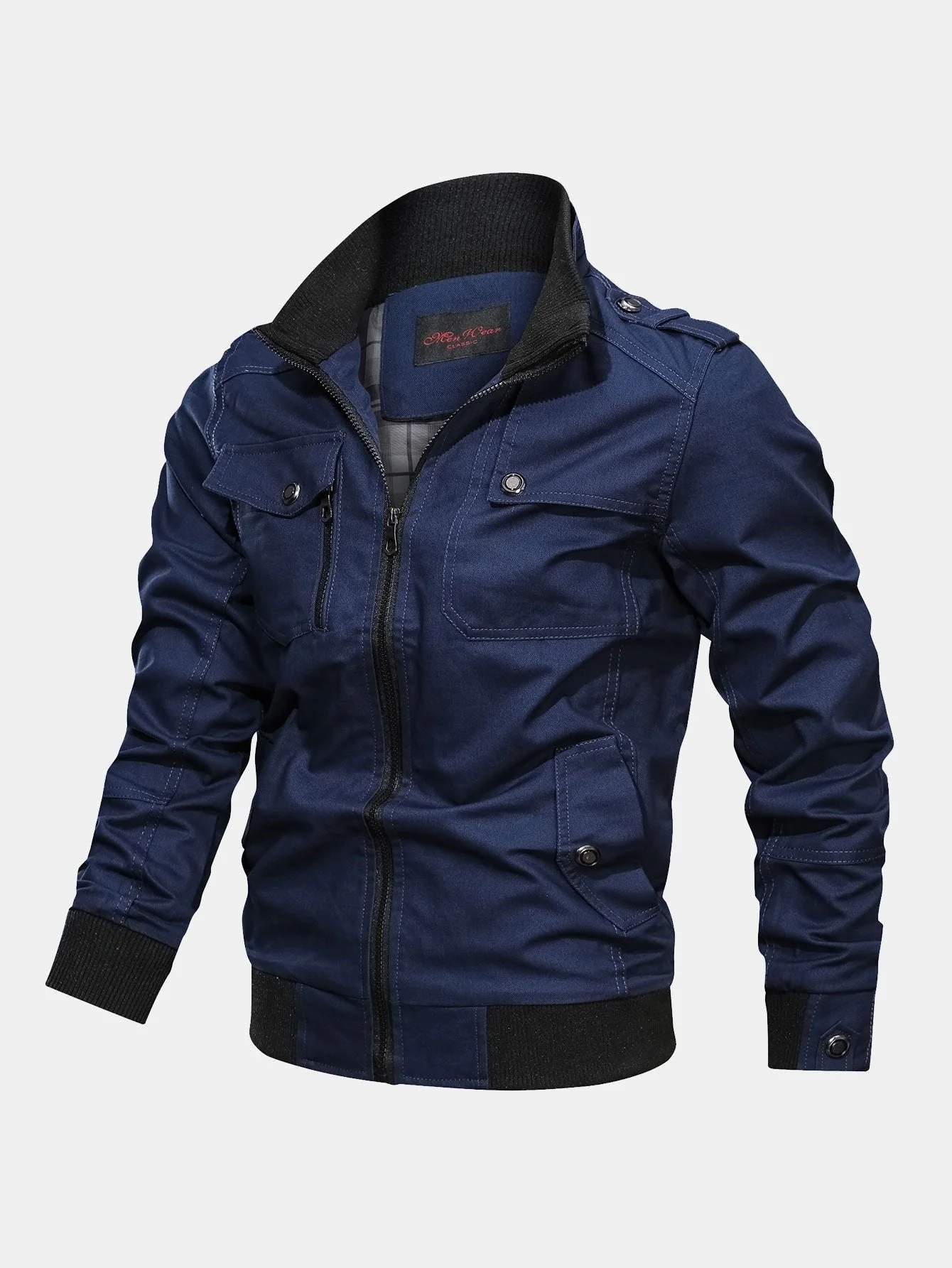Luis | Chino Zip Up Jacket - Image 5