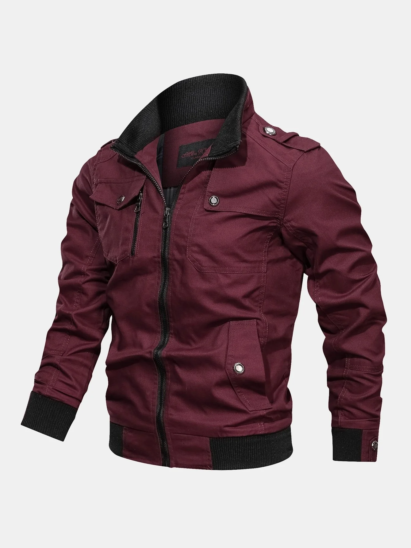 Luis | Chino Zip Up Jacket - Image 6