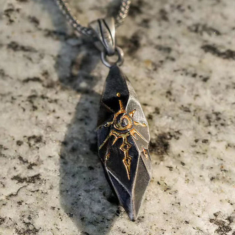 Luis | Men'S Vintage Fashion S925 Silver Wishing Stone Necklace - Image 3